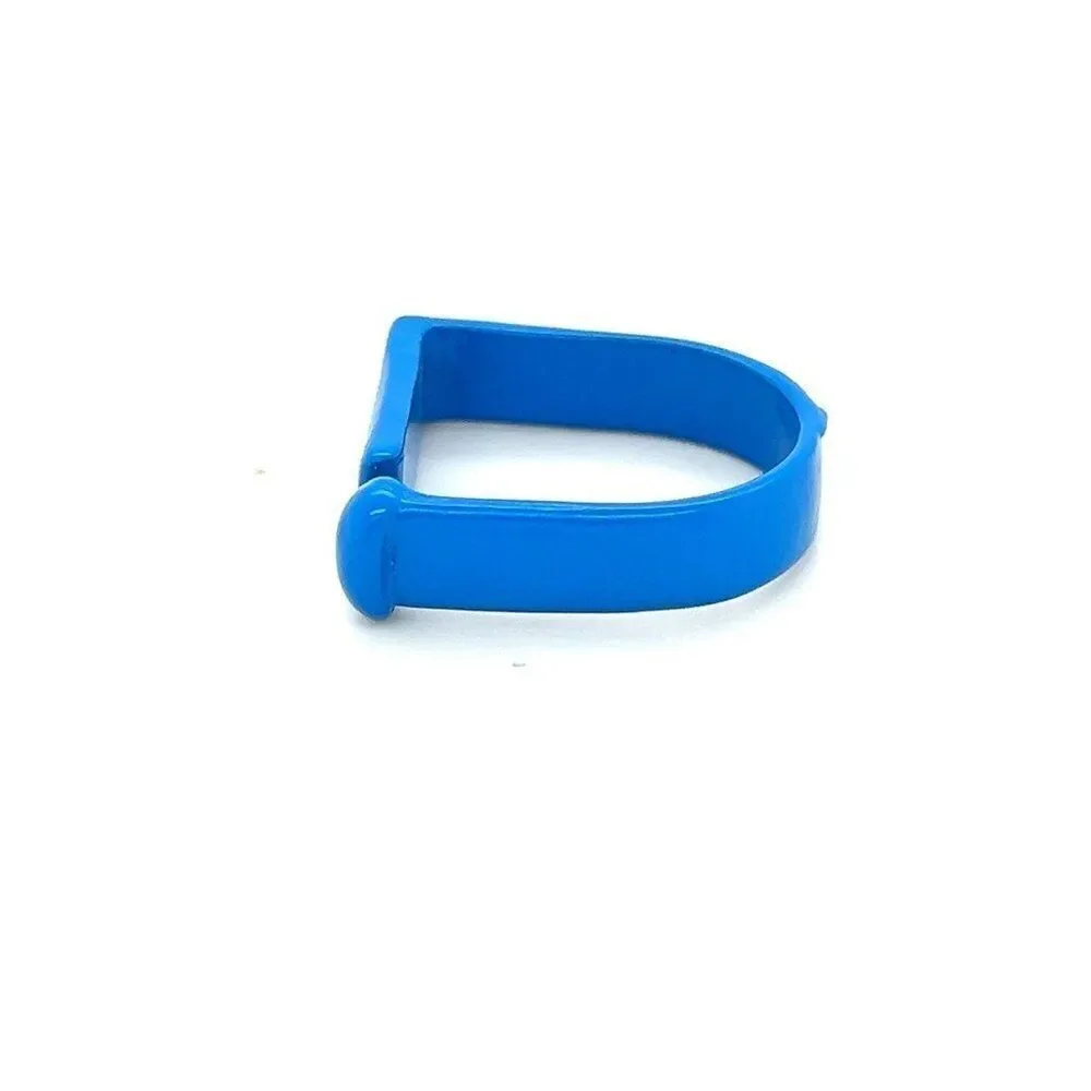 Blue U‎ Shaped Ring